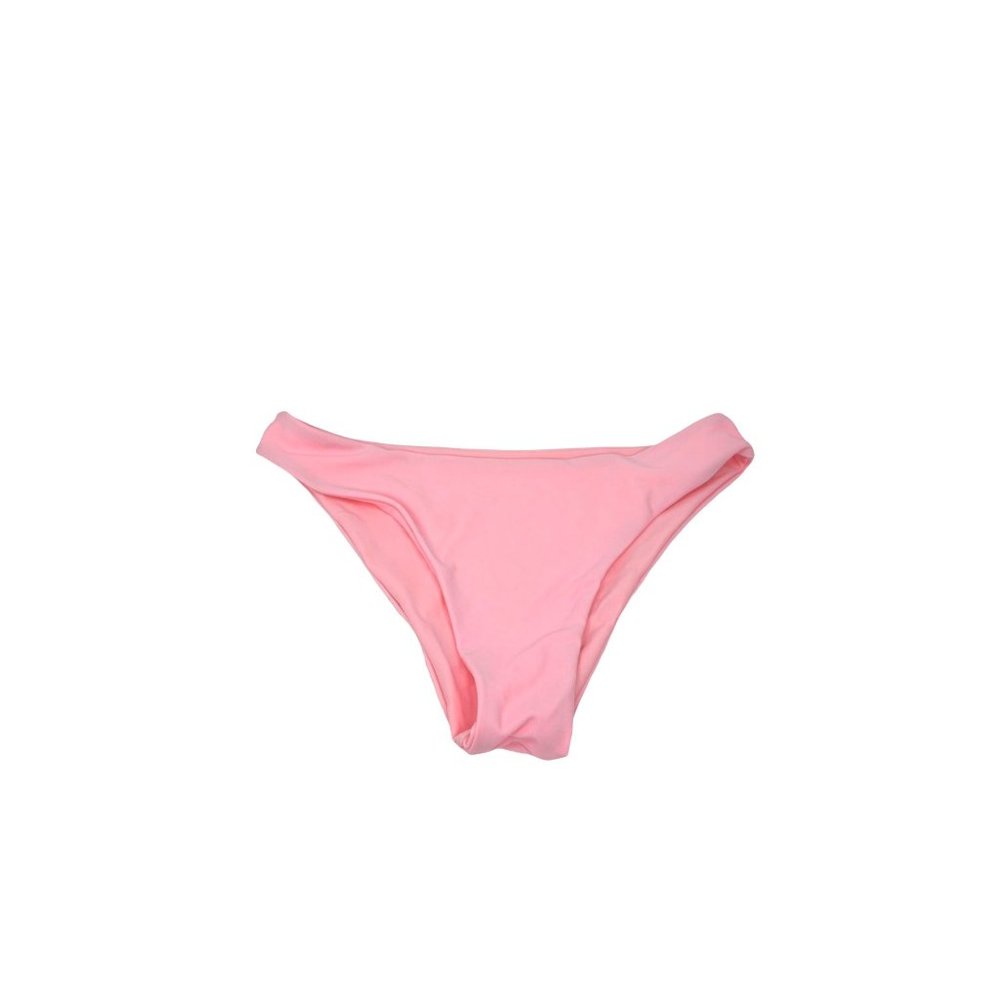 Pink High Cut Bikini Bottoms